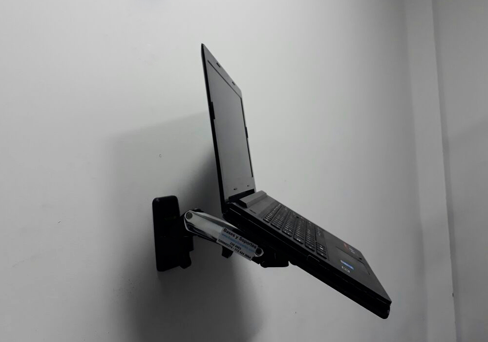 Soporte de pared para Ordenador / Notebook / Portatil / Laptop Soporte de pared para Ordenador / Notebook / Portatil / Laptop